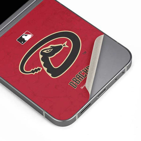 MLB Arizona Diamondbacks - Secondary Solid Distressed Galaxy Z Flip6 Skin