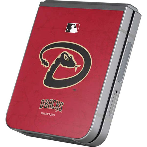 MLB Arizona Diamondbacks - Secondary Solid Distressed Galaxy Z Flip6 Skin