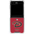 MLB Arizona Diamondbacks - Secondary Solid Distressed Galaxy Z Flip6 Clear Case