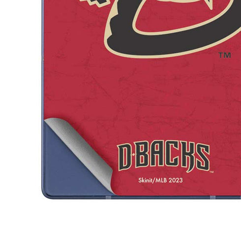 MLB Arizona Diamondbacks - Secondary Solid Distressed Galaxy Z Fold6 Skin