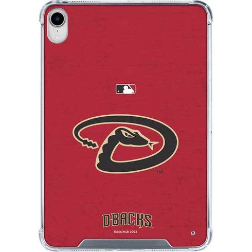 MLB Arizona Diamondbacks - Secondary Solid Distressed iPad 11th Gen (2025) Clear Case