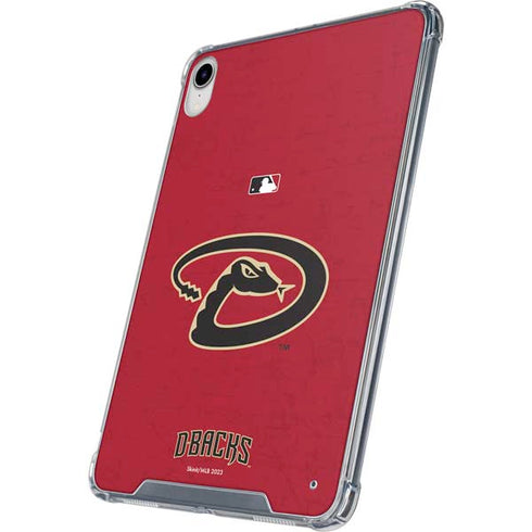MLB Arizona Diamondbacks - Secondary Solid Distressed iPad 11th Gen (2025) Clear Case
