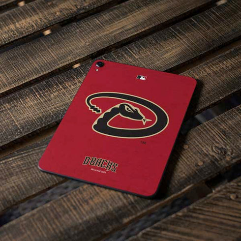 MLB Arizona Diamondbacks - Secondary Solid Distressed Apple iPad Pro Skin