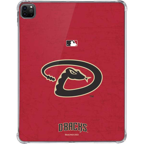 MLB Arizona Diamondbacks - Secondary Solid Distressed iPad Pro 11in (2024) Clear Case