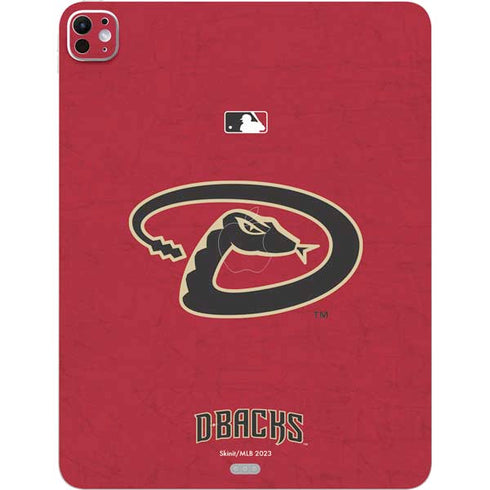 MLB Arizona Diamondbacks - Secondary Solid Distressed iPad Pro 13in M4 (2024) Skin