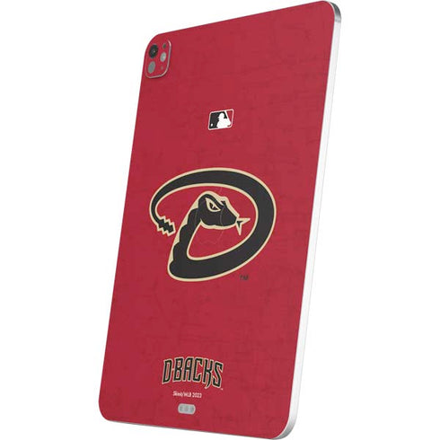 MLB Arizona Diamondbacks - Secondary Solid Distressed iPad Pro 13in M4 (2024) Skin