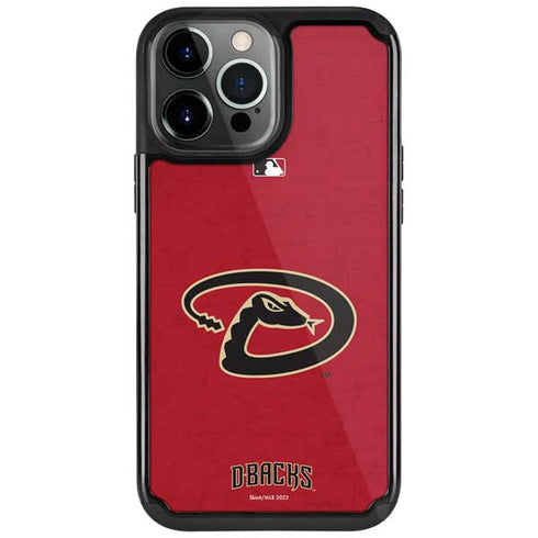 MLB Arizona Diamondbacks - Secondary Solid Distressed iPhone Cases