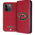 MLB Arizona Diamondbacks - Secondary Solid Distressed iPhone 15 Pro Folio Case