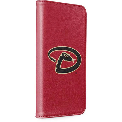 MLB Arizona Diamondbacks - Secondary Solid Distressed iPhone 15 Pro Folio Case