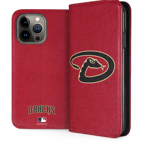 MLB Arizona Diamondbacks - Secondary Solid Distressed iPhone Cases
