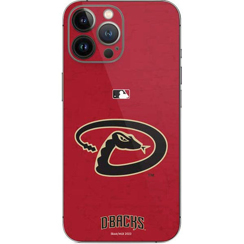 MLB Arizona Diamondbacks - Secondary Solid Distressed iPhone 15 Pro Max Skin