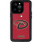MLB Arizona Diamondbacks - Secondary Solid Distressed iPhone 15 Pro Waterproof Case