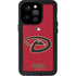 MLB Arizona Diamondbacks - Secondary Solid Distressed iPhone 15 Pro Waterproof Case