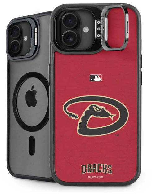 MLB Arizona Diamondbacks - Secondary Solid Distressed iPhone 16 Kickstand Case