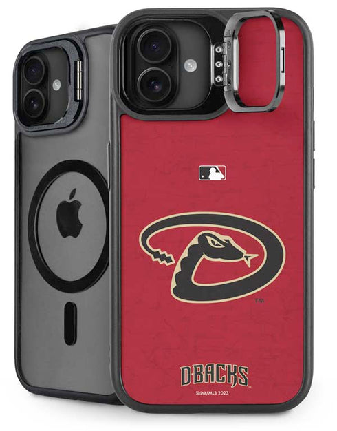 MLB Arizona Diamondbacks - Secondary Solid Distressed iPhone 16 Plus Kickstand Case