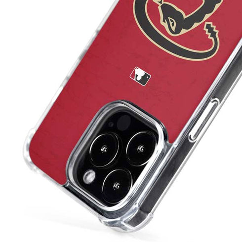 MLB Arizona Diamondbacks - Secondary Solid Distressed iPhone 16 Pro Max MagSafe Case