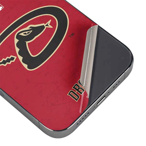 MLB Arizona Diamondbacks - Secondary Solid Distressed iPhone 16 Pro Skin