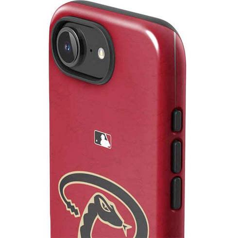 MLB Arizona Diamondbacks - Secondary Solid Distressed iPhone 16e Impact Case