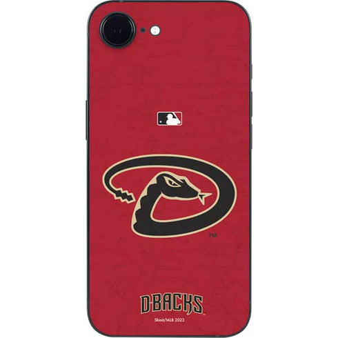 MLB Arizona Diamondbacks - Secondary Solid Distressed iPhone 16e Skin