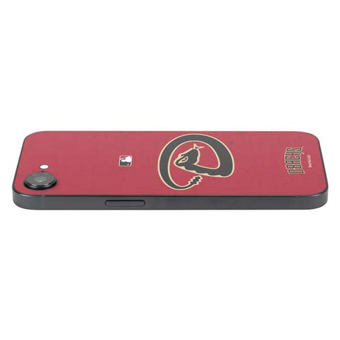 MLB Arizona Diamondbacks - Secondary Solid Distressed iPhone 16e Skin