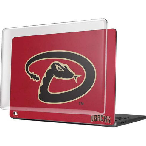MLB Arizona Diamondbacks - Secondary Solid Distressed MacBook Pro 14in (2021-24) Case plus Skin