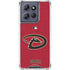 MLB Arizona Diamondbacks - Secondary Solid Distressed Moto G 5G (2025) Clear Case