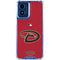 MLB Arizona Diamondbacks - Secondary Solid Distressed Moto G 5G (2024) Clear Case
