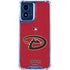 MLB Arizona Diamondbacks - Secondary Solid Distressed Moto G 5G (2024) Clear Case