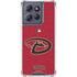 MLB Arizona Diamondbacks - Secondary Solid Distressed Moto G Play 5G (2025) Clear Case