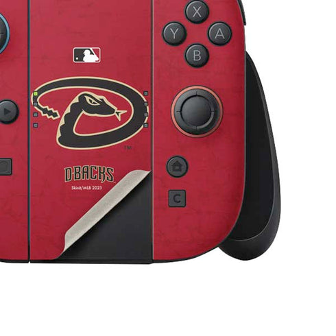 MLB Arizona Diamondbacks - Secondary Solid Distressed Nintendo Switch 2 (2025) Joy-Con Controller Skin