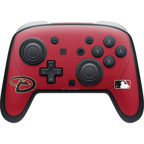MLB Arizona Diamondbacks - Secondary Solid Distressed Nintendo Switch 2 (2025) Pro Controller Skin