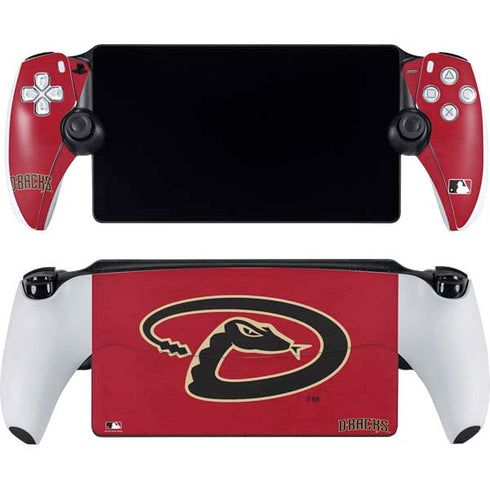 MLB Arizona Diamondbacks - Secondary Solid Distressed PlayStation Portal Remote Player Skin