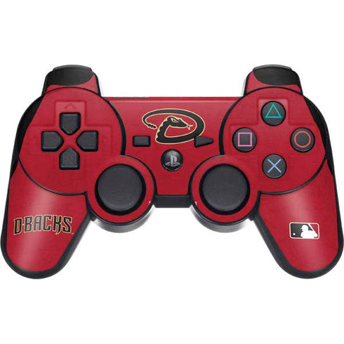 MLB Arizona Diamondbacks - Secondary Solid Distressed PS3 Dual Shock wireless controller Skin