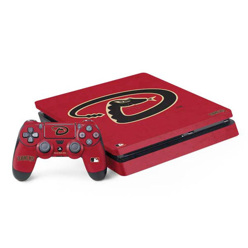 MLB Arizona Diamondbacks - Secondary Solid Distressed PlayStation PS4 Skins