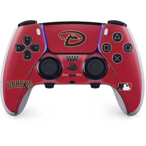 MLB Arizona Diamondbacks - Secondary Solid Distressed PS5 DualSense Edge Pro Controller Skin