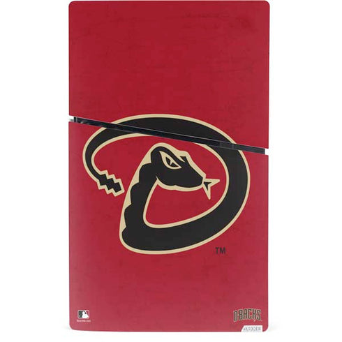 MLB Arizona Diamondbacks - Secondary Solid Distressed PS5 Slim Digital Edition Console Skin