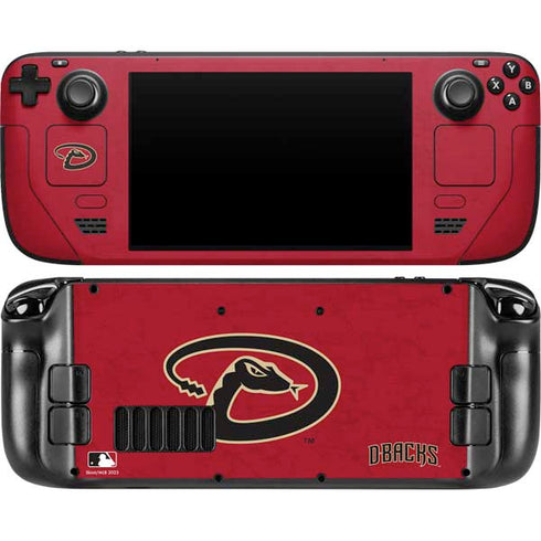 MLB Arizona Diamondbacks - Secondary Solid Distressed Steam Deck Handheld Gaming Computer OLED Skin