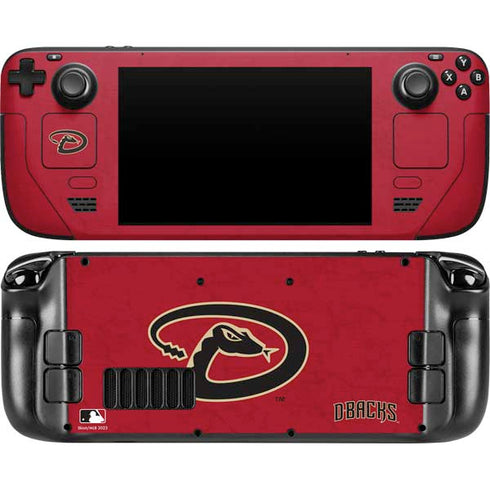MLB Arizona Diamondbacks - Secondary Solid Distressed Steam Deck Handheld Gaming Computer Skin