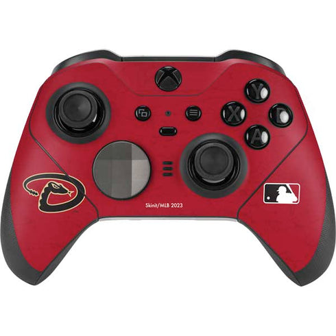 MLB Arizona Diamondbacks - Secondary Solid Distressed Xbox Elite Wireless Controller Series 2 Skin