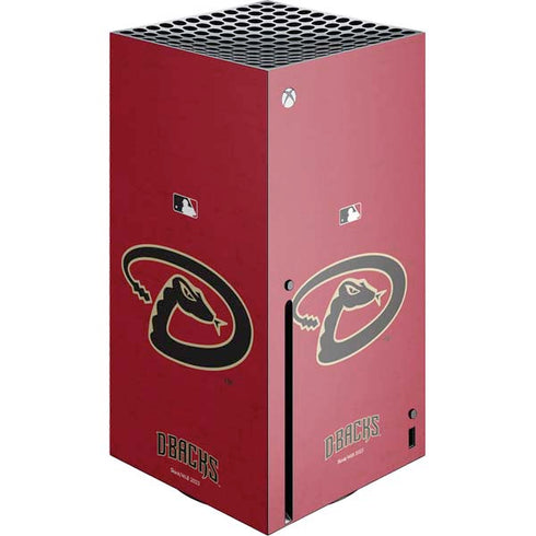 MLB Arizona Diamondbacks - Secondary Solid Distressed Xbox Series X Skins