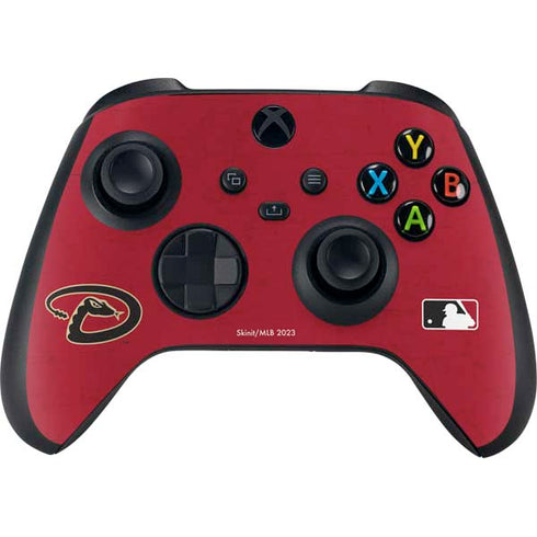 MLB Arizona Diamondbacks - Secondary Solid Distressed Xbox Series X Skins
