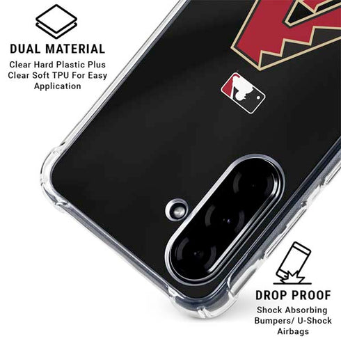 MLB Arizona Diamondbacks Alternate/Away Jersey Galaxy A36 5G Clear Case