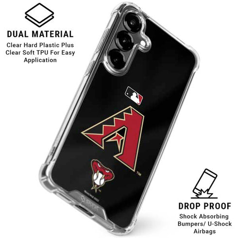 MLB Arizona Diamondbacks Alternate/Away Jersey Galaxy S26 Plus Clear Case