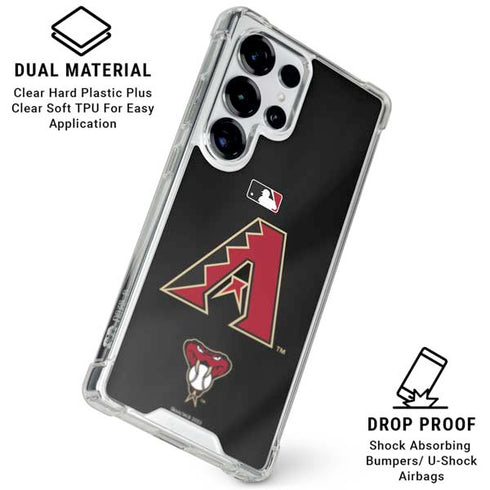 MLB Arizona Diamondbacks Alternate/Away Jersey Galaxy S26 Ultra Clear Case