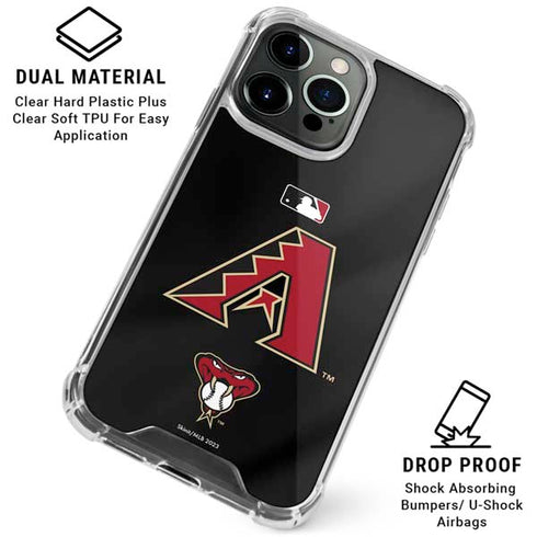 MLB Arizona Diamondbacks Alternate/Away Jersey iPhone 16 Pro Max Clear Case