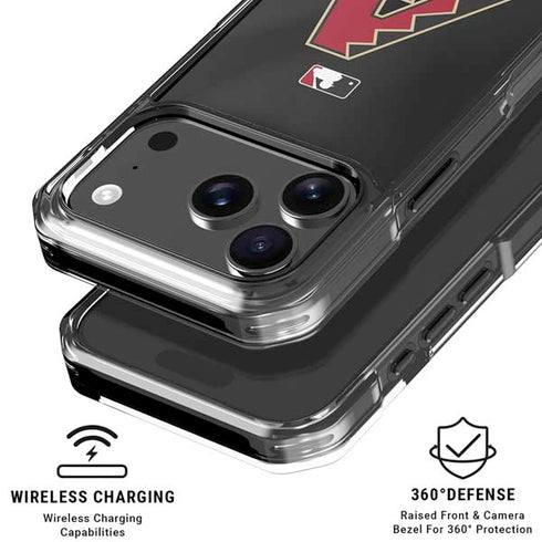 MLB Arizona Diamondbacks Alternate/Away Jersey iPhone 18 Pro Clear Case