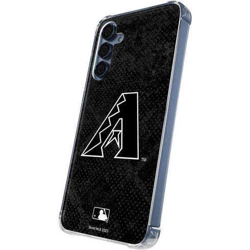 MLB Arizona Diamondbacks Dark Wash Galaxy A35 5G Clear Case