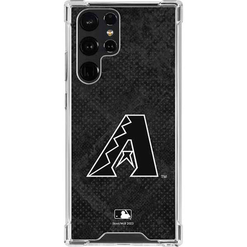 MLB Arizona Diamondbacks Dark Wash Galaxy S23 Ultra Clear Case
