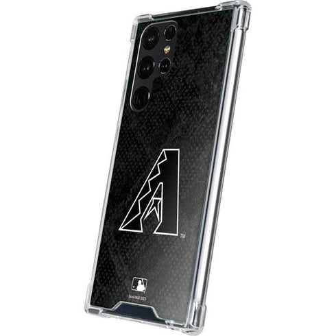MLB Arizona Diamondbacks Dark Wash Galaxy S23 Ultra Clear Case