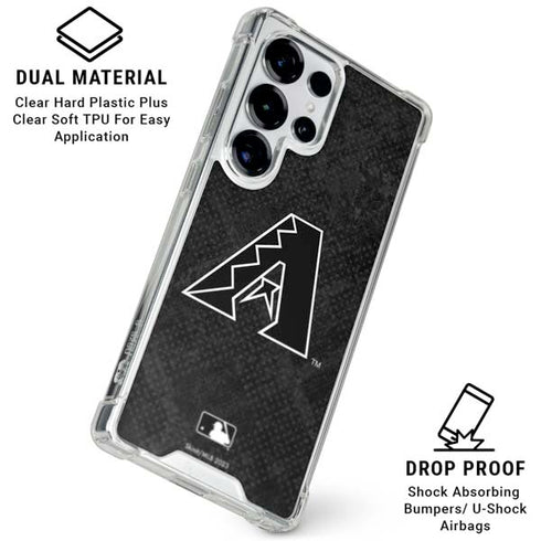 MLB Arizona Diamondbacks Dark Wash Galaxy S25 Ultra Clear Case